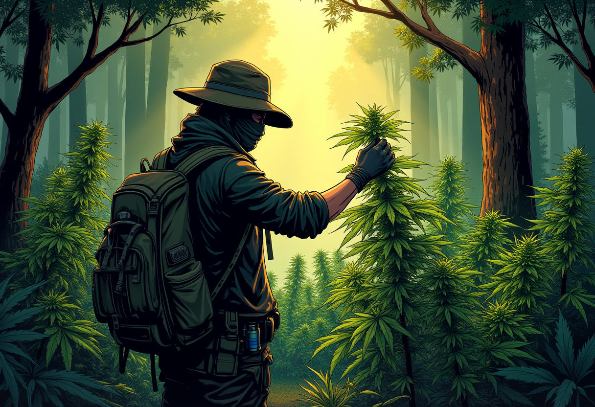 Coltivazione guerrilla: come coltivare cannabis in natura senza essere scoperti
