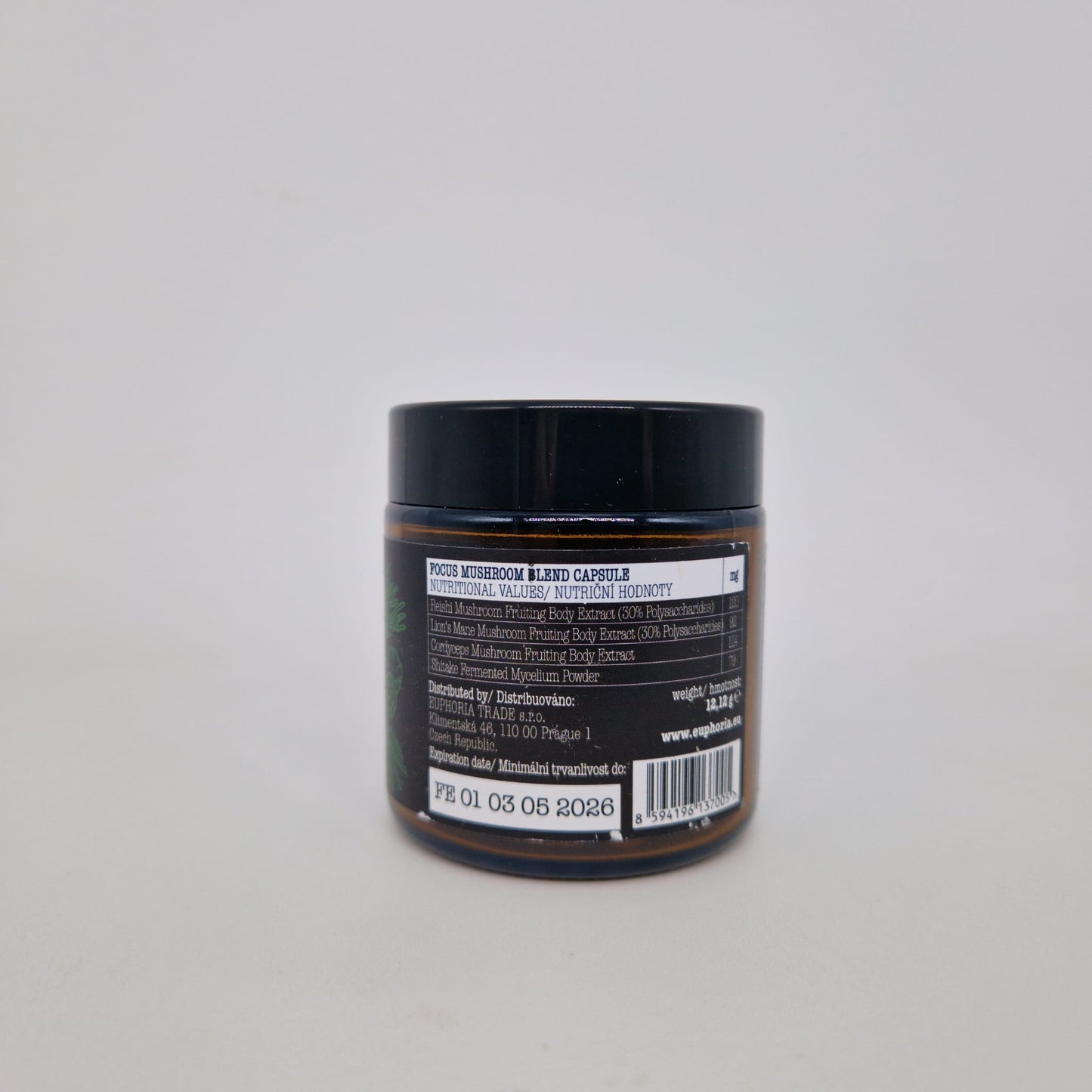 Euphoria Mushrooms Focus Blend – Cordyceps & Lion’s Mane