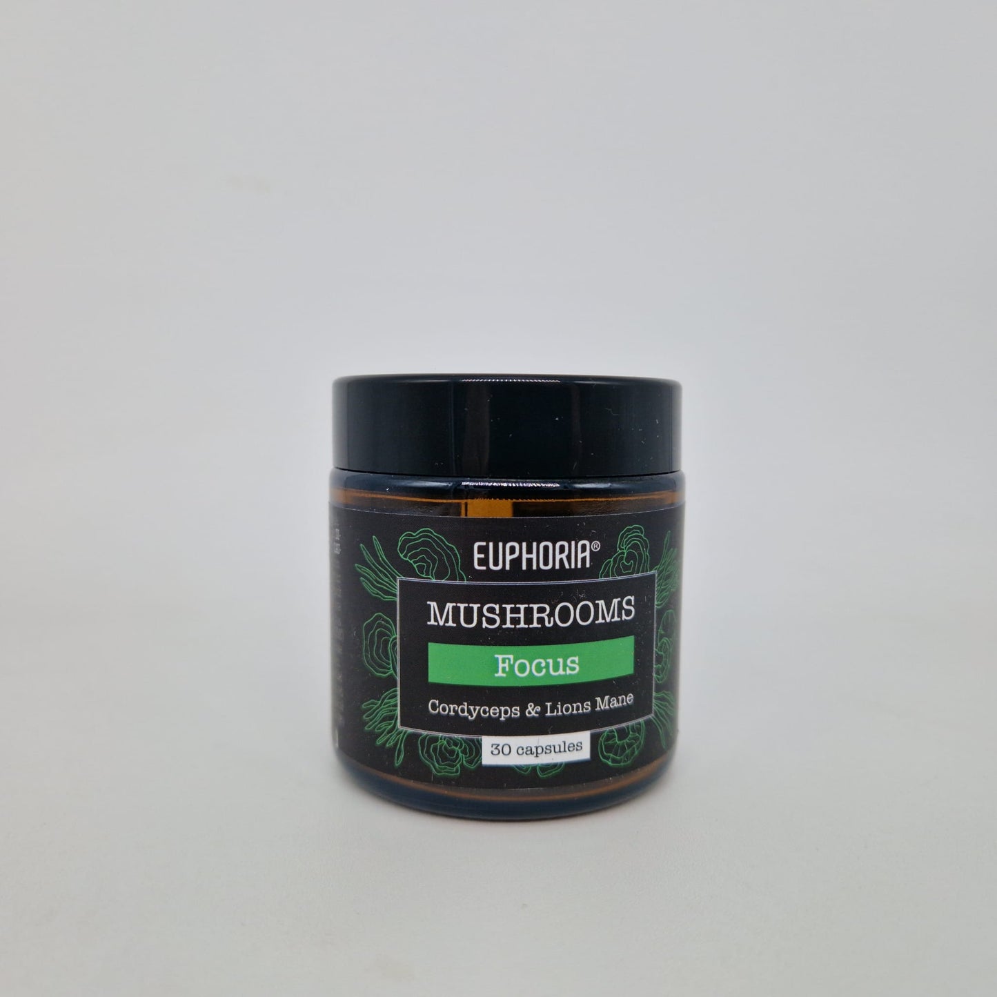 Euphoria Mushrooms Focus Blend – Cordyceps & Lion’s Mane