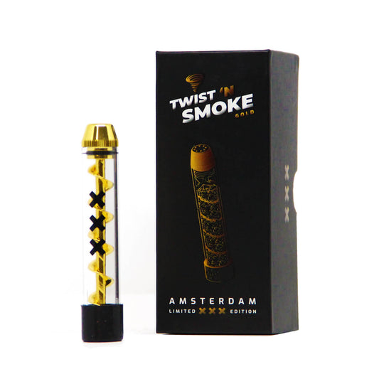 Twist ‘n Smoke Gold Edition Amsterdam – Fumare con Stile e Innovazione